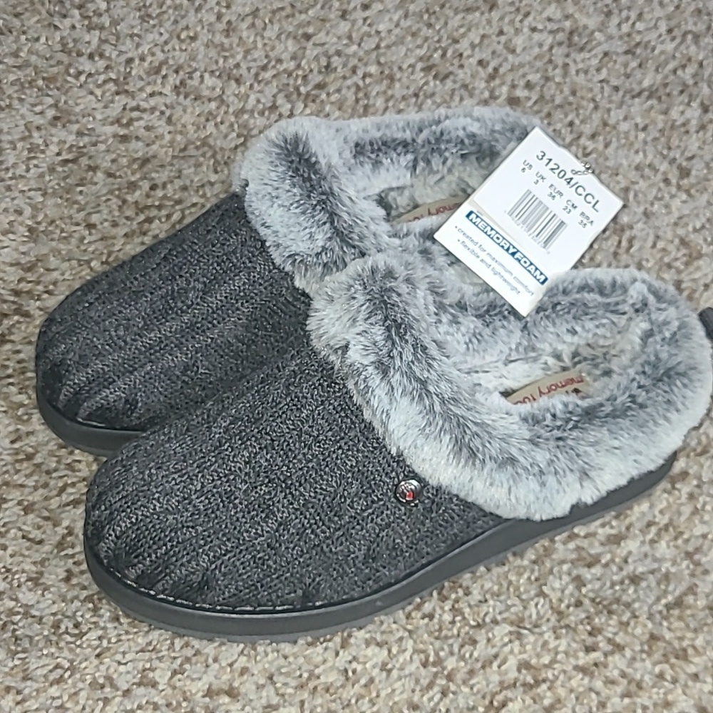 Bobs by Sketchers Memory Foam Ice Angle Slippers Indoor/Outdoor